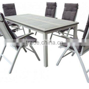 CL-1368 SET outdoor polywood table and textline chair