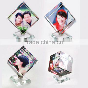 4 Sided Crystal Acrylic Magnetic Photo Frame photo-2