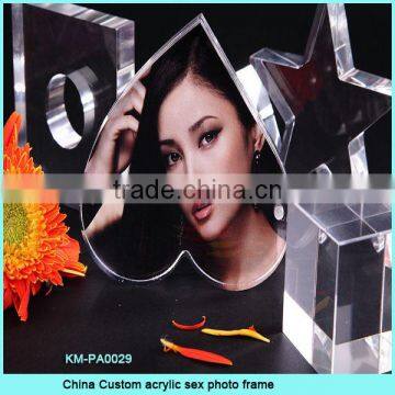 China Custom acrylic sex photo frame