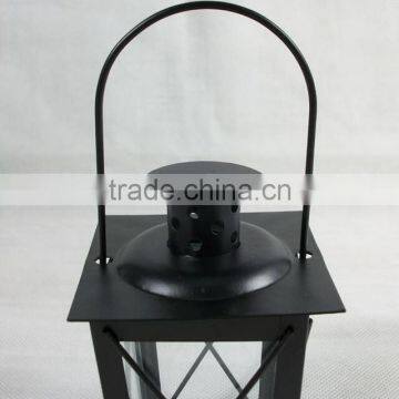 Antique Metal Lantern With Led Candle Outdoor Decorative Metal Latnern photo-2