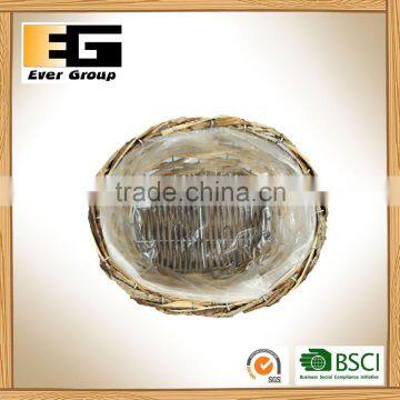 Bark Woven Oval Flowerbox photo-5