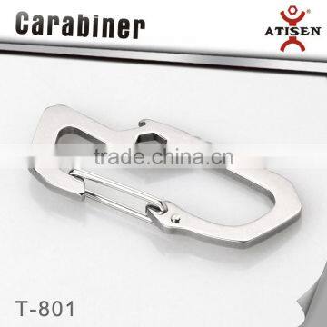 Survival Camping Hiking Rescue Gear Hot Mini Stainless Steel Carabiner Keychain EDC Multi Tool photo-2