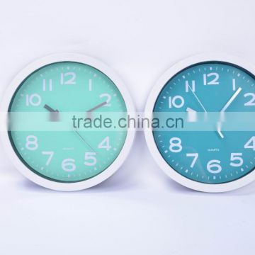 Beautiful style and good quality cheap price creative customized advertising plastic wall clock