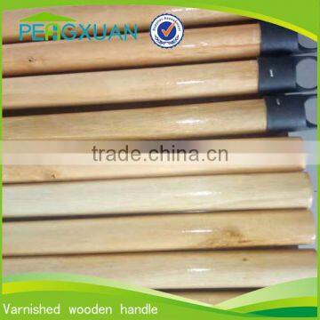 China Cheap Broom Parts Varnished Stick Wood With America Threaded photo-2