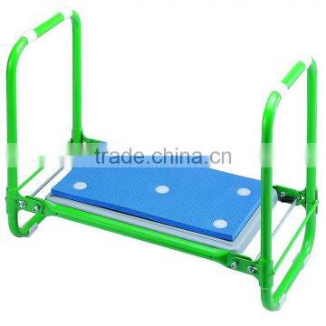 Folding garden kneeler and seat