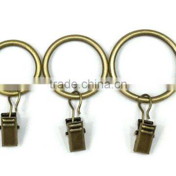 4 Colors - Iron Curtain Ring With Clip / Rod Ring With Clip Hanging / A Ring With A Clip photo-6