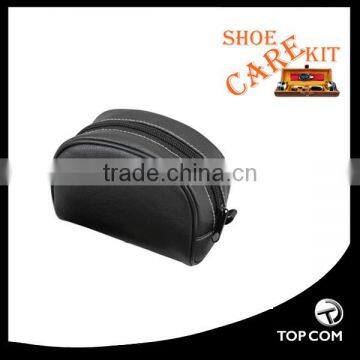 white shoe polish PU leather case shoe polish kit