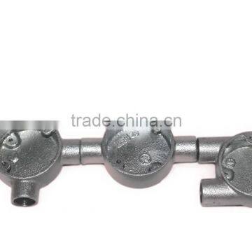 20mm and 25mm GI Junction 4 Way Cross and Intersection Box
