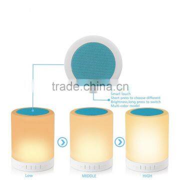 Best Selling High Quality Portable Wireless Bluetooth Speaker - With Touch Sensor LED Lamp photo-2
