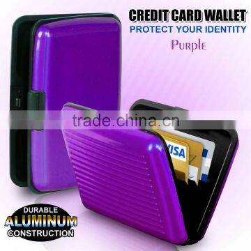 Aluminum Metal Waterproof Box Case Business Credit Card Holder Wallet photo-4