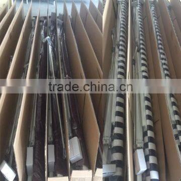 Red 4 Pieces Folding Screen With Steel Frame photo-6