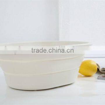 Fashionable Collapsible Salad Bowl Fruit Wash Bowl photo-2