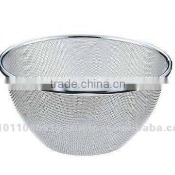 Material SUS304 Deep Type ROBUST Kitchen Sieve Made in Japan