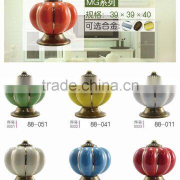 High quality Marble material door knobs Ceramic door handle knobs