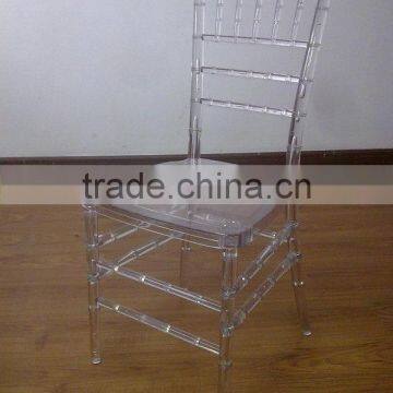 China factory clear resin chiavari chair wedding chair price