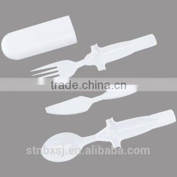 Hot Selling 3 in 1 New Style Reusable Plastic Cutlery Set photo-5