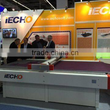 IECHO CNC Automatic Cutting Machine for PU & PVC Composites Sponse Leather and Rubber Car Mats Carpets photo-3