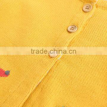 Wholesale Ginger Color Knitting Patterns Baby Girl Cardigans Sweaters photo-4