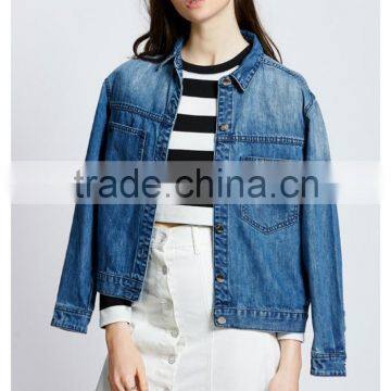 new arrival outdoor winter bulk wholesale loose jean jacket wholesale