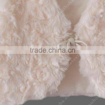 Winter New Children's Clothing Baby Girl's Coats Thick Pink Lace Fur Jackets Plush Hoodie Jacket