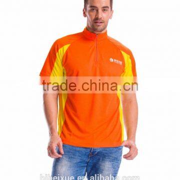 Latest Design 2016 Pattern Custom Printing Orange Polo T-shirts photo-2
