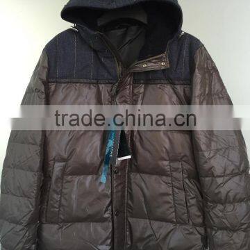 Men's down jacket stock clothes wholesale wholesale outlet clothing stock surplus stock lots