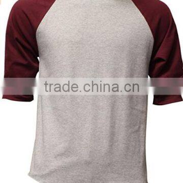 Casual Raglan Mens 3/4 Sleeve TShirt Baseball Cotton Jersey S-3XL photo-2