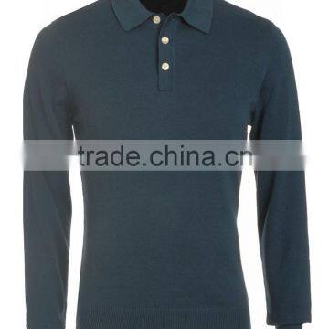 Unisex Stylish Long Sleeve Polo T-shirt photo-3