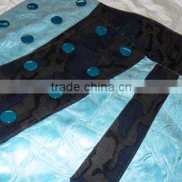 Mature Sexy Girl's Chilly Grapes Short Side Camouflage Jean Skirts photo-6