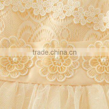 New Arrival Fashion Design Small Girls Dress Lace Princess Baby Girls Flower Sexy Dresses Kids Clothes photo-5