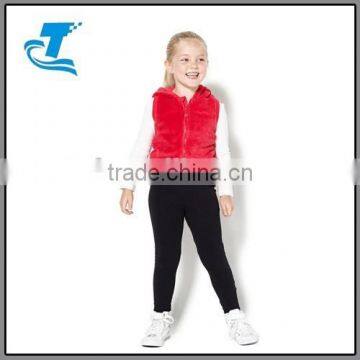 Girl's Fashion Vest With Hood