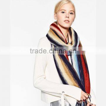 Hot Sales Cheap Pirce Ladies Winter Cotton Knitted Scarf China Factory photo-2