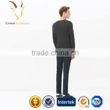 Men Button Down Knitted Cashmere Pullover Sweater photo-3