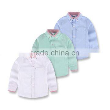 Oem Hot Fashion Shirt, Latest Tailor Made Children's Uniform Shirts