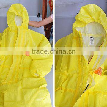 Juqian 2016 Sulfuric Acid Alkali Mercury One Piece Plastic Chemical Safety Protective Clothing photo-4