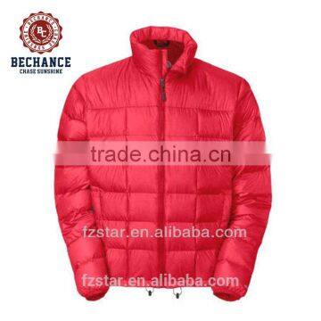 man 100% nylon goose down pad jacket