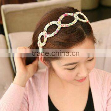 Ladies Hair Accessory Fashion Hollow Fabric Headband