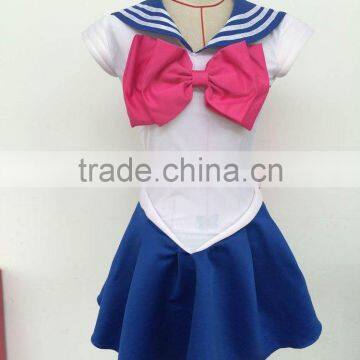 Walson G35 Sailor Moon Mercury Costume Cosplay Uniform Fancy Dress Sailormercury Gloves