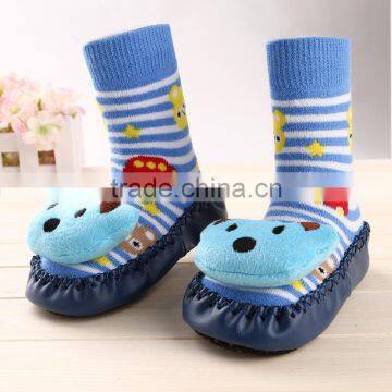 2016 Custom Sock Wholesale Low MOQ Cartoon Tube Baby Shoe Anti-slip Floor Sock photo-6