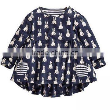 Cartoon 2017 Toddler Girls Clothes Tshirts 2piece Sets