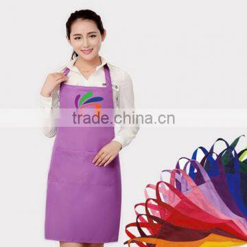 Spot Wholesale Solid Work Aprons Advertising Promotional Apron Aprons Customized Cafe Aprons photo-5