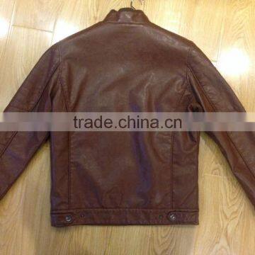 Men pu Leather Jacket #PL8688 photo-2
