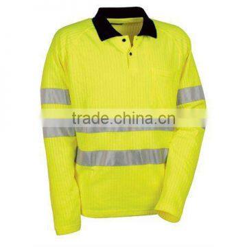 Hi Visibility Longsleeve Polo