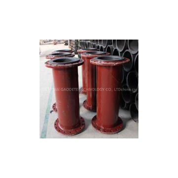 Steel plastic tailing conveying pipe