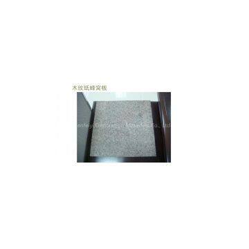Wood grain aluminum honeycomb panel