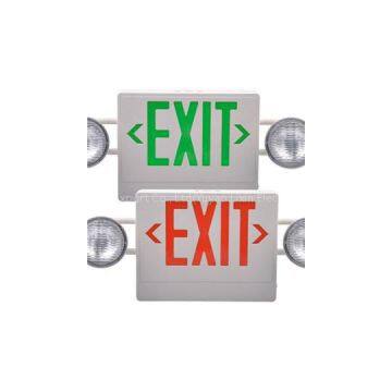 LX-7604G/R UL Exit Sign/Emergency Light Combo