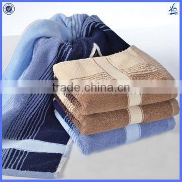 Cotton jacquard border towel with best quality