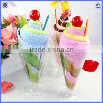 promotional lovely ice-cream cake towel