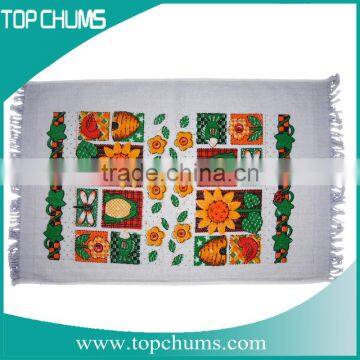 Vivid color multi-functional microfiber kitchen towel,square printed kitchen towel,sexy custom tea towel printing