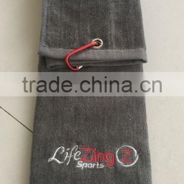 100 cotton high quality customized golf towels